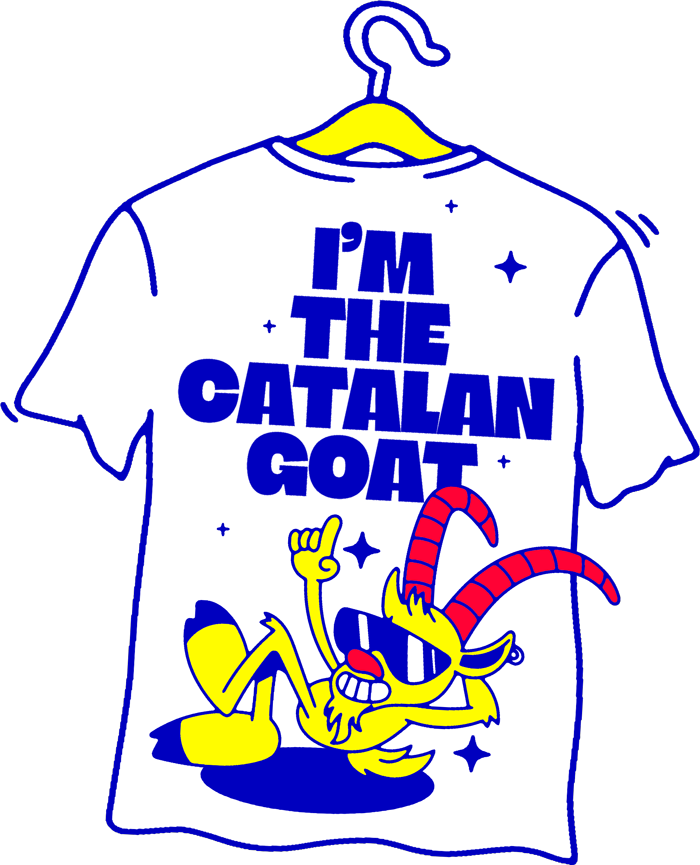 Samarreta "I'm the catalan GOAT"